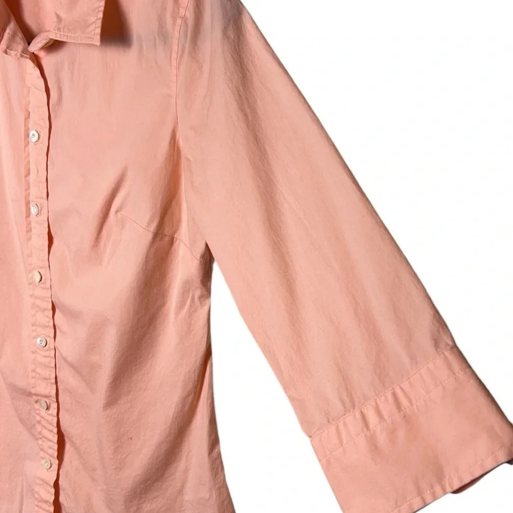 J,Crew cotton blouse,shirt,sz S, EC, office,minimalist,lagenlook,sustainable - Picture 14 of 16